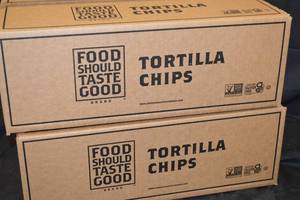2ct Case of Food Should Taste Good Brand Gluten Free Tortilla Chips Best by 01242024