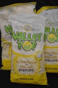 3ct 16oz Bag of Valley Pop Butter Flavor with Sea Salt Popcorn