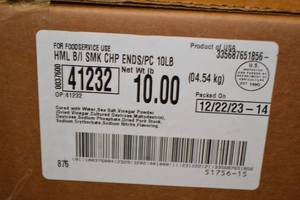 G - 10lb Box of Frozen Hormel Smoked Pork Chops Packed 122223