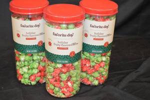3ct Jar of Holiday Fruity Flavored Kettle Corn
