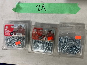 6) #2 COIL STRAIGHT CHAIN 10 FT