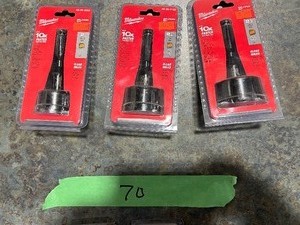 MILWAUKEE SWITCH BLADE SELFEED BITS, 1-38, 1-12, 1-34, 2, 2-18, 2-916 $190 RETAIL VALUE