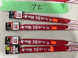 8) DIABLO 12 GENERAL PURPOSE SAWZALL BLADES $120 RETAIL VALUE