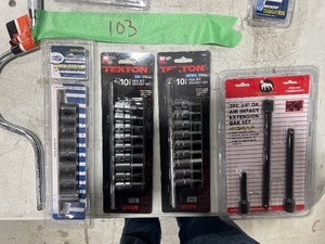 SOCKET SETS, EXTENSIONS, & RATCHETS $130 RETAIL VALUE