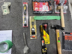 WOOD CHISEL LOT