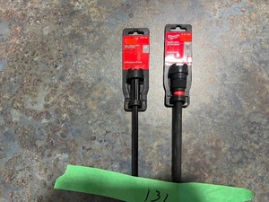 MILWAUKEE 38 HEX SHANK 12 EXTENSION & 18 QUIK-LOK EXTENSION