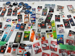 HUGE TABLE FULL OF RIGS, LEADERS, LINE, ATTRACTANTS, HOOKS, & SNELLS