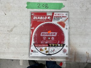 2) DIABLO 8-12 X 60TOOTH FINE FINISH BLADES $80 RETAIL VALUE