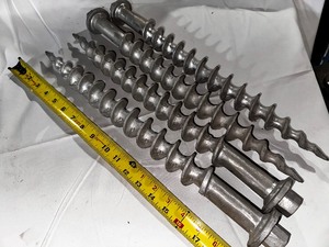 lot 210 image: Stainless Steel Large Cement Screws (4)