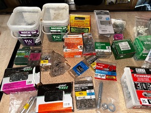 lot 230 image: Variety of Nails and Screws as Seen in Photo