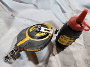 lot 150 image: Dewalt Chalk Reel and Chalk