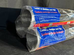 lot 114 image: Dundas Jafine MFX48D2DZW Conduit, 4 Inch x 8 Feet, Silver 3x packs
