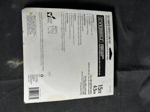 lot 169 image: Everbilt Ice Maker Supply Line Kit 14in OD Copper Coil 15ft