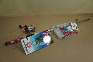 lot 2 image: NEW Shakespeare Catch More Fish Rod and Reel Combo