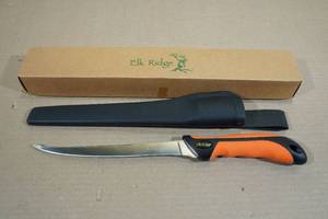 lot 15 image: NEW Elk Ridge ER-541 Stainless Steel Fillet Knife