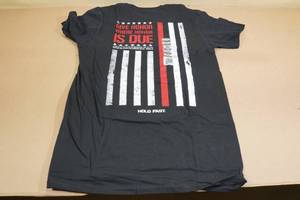 lot 69 image: Hold Fast Firefighter T-Shirt - Small
