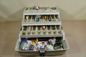 lot 91 image: Plano Tackle Box with Tackle