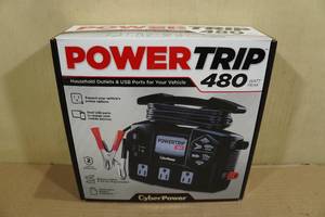 lot 94 image: NEW CyberPower Power Trip 480 Watt Power Inverter