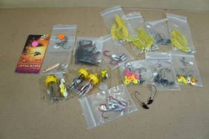 lot 122 image: Assorted Tackle - Jigs, Hooks, Soft Baits