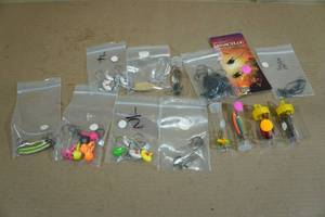 lot 126 image: Assorted Tackle - Spinners, Jigs, Hooks