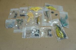 lot 128 image: Assorted Tackle - Jigs, Hooks, Soft Baits