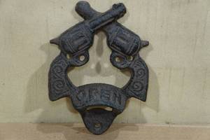lot 153 image: Cast Iron Revolver Bottle Opener