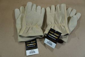 lot 170 image: Hand Armor Insulated Deerskin Gloves - XL