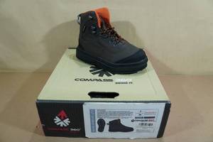 lot 193 image: Compass 360 Tailwater II Cleated Wading Shoes - Size 7