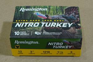 lot 231 image: 10 Remington Nitro Turkey 12 Gauge 3 5 Shot Shotshells