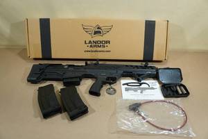 lot 1G image: NEW Landor Arms BPX-902 Bullpup Semi Auto 12 Gauge Shotgun - 3 Magazines