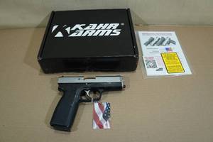 lot 1C image: NEW Kahr Arms CT9 9mm Semi-Auto Pistol - Night Sights