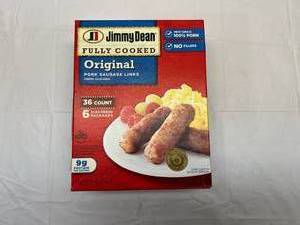 L. 36 Count Package Jimmy Dean Fully Cooked Pork Sausage Links Best Date 92023