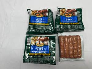 L. 4x 8.3oz  Ecrich Smok-y Beef Breakfast Sausage Links