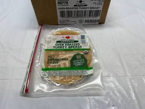 L. 12x 6oz Applegate Organics Oven Roasted Turkey Breast
