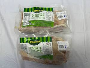 F. 2x Jennie-O Turkey Thighs