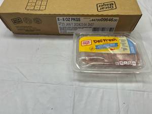 E. 8x 8oz Oscar Meyer Deli Fresh Honey Uncured Ham