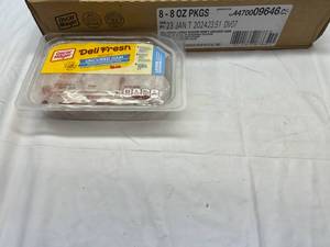 E. 8x 8oz Oscar Meyer Deli Fresh Honey Uncured Ham