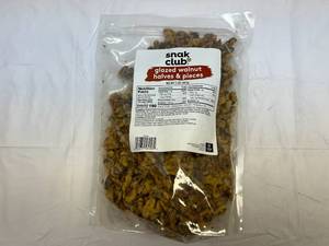 2lbs Snak Club Glazed Walnuts Halves & Pieces