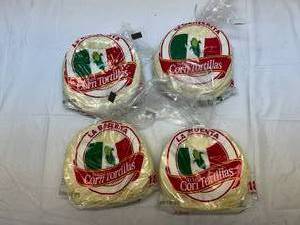 KK. 4x 18 White Corn Tortillas