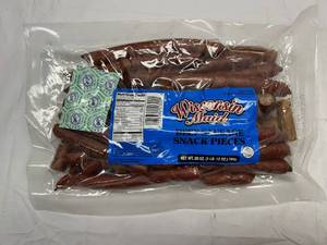 JJ. 28oz Wisconsin Maid Beef Sausage Snack Pieces