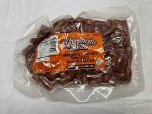 JJ. 28oz Wisconsin Maid Sweet & Savory Chicken Snack Pieces
