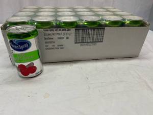 JJ. 24x 7.20z Ocean Spray 100% Apple Juice