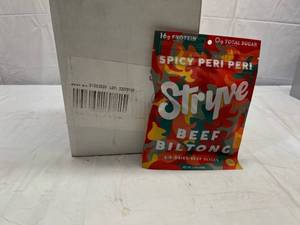 JJ. 12x 2.25oz Stryve Air Dried Beef