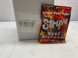 JJ. 12x 2.25oz Stryve Air Dried Beef
