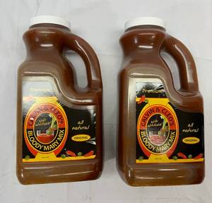 JJ. 2x 64oz Calvin & Cleos Bloody Mary Mix