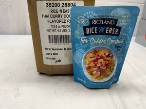 JJ. 12x 8.8oz Rice N Easy Thai Curry Coconut