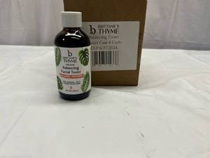 II. 6x 4oz Brittanies Thyme Organic Balancing Facial Toner