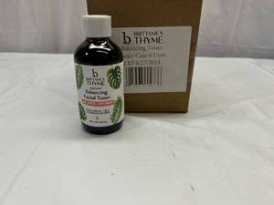 II. 6x 4oz Brittanies Thyme Organic Balancing Facial Toner