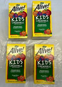 II. 4x 120 Natures Way Alive Kids
