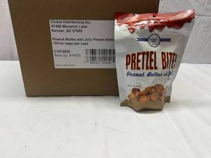 10x 7oz Bags Peanut Butter & Jelly Pretzel Bites